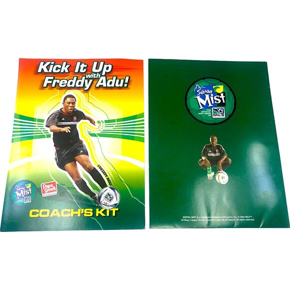 2004 MLS Freddy Adu Sierra Mist x Papa Ginos School Folder - Picture 3 of 6